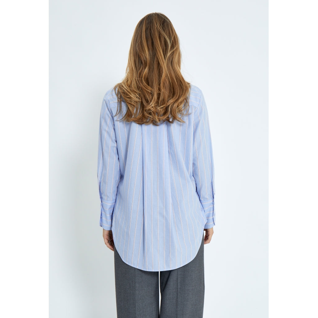 Minus | Liora oversize shirt - citadel blue - MI6477