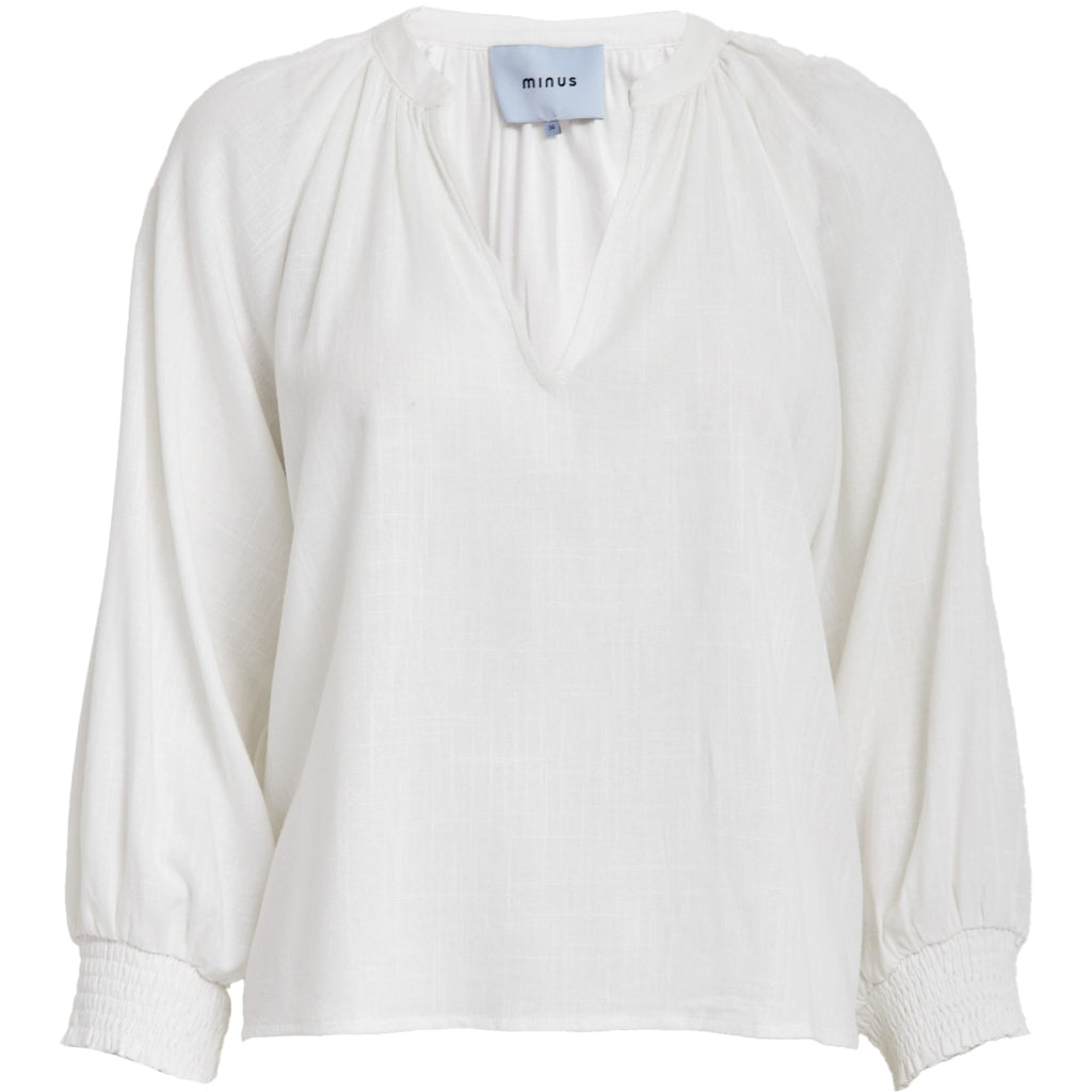 Minus | Lucina blouse - cloud dancer - MI6604