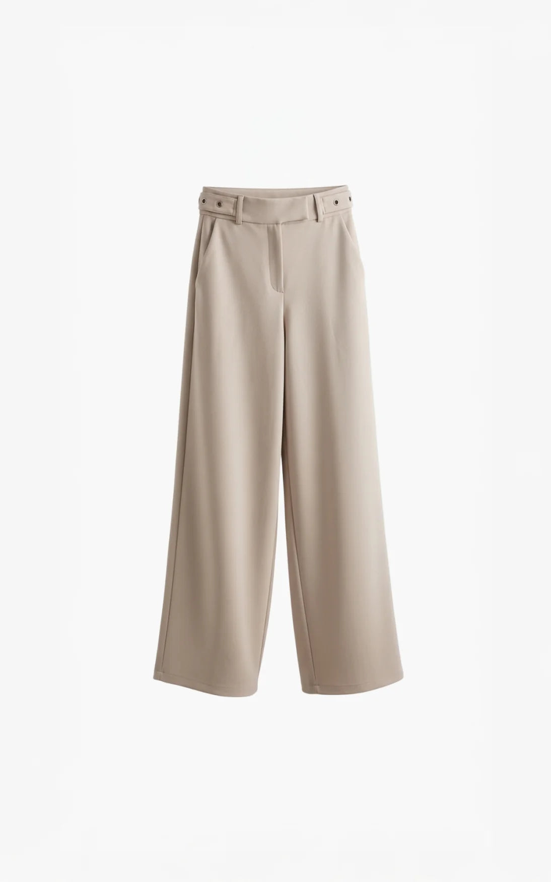 Aimee The Label | JaydaS6 Pique Trousers Sand