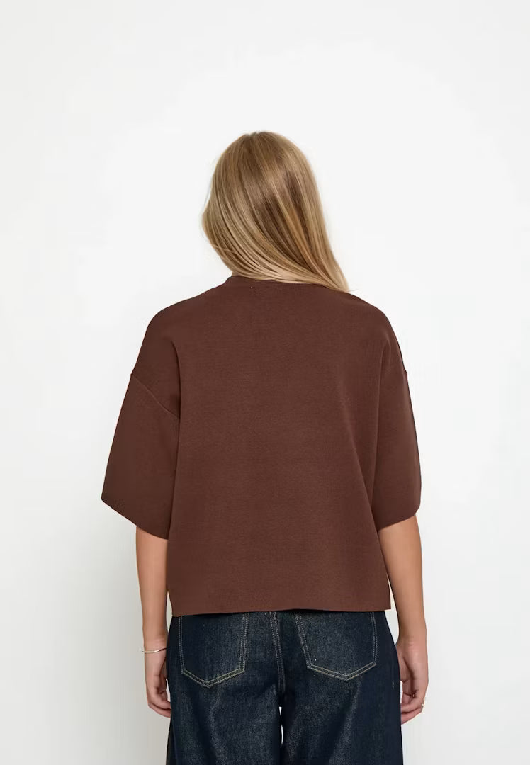 Minus | Lupi Knit T-shirt Tiramisu
