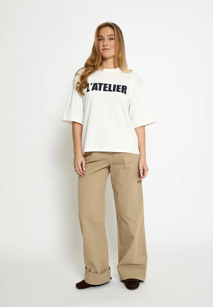 Minus | Stine T-Shirt Cloud Dan/Navy