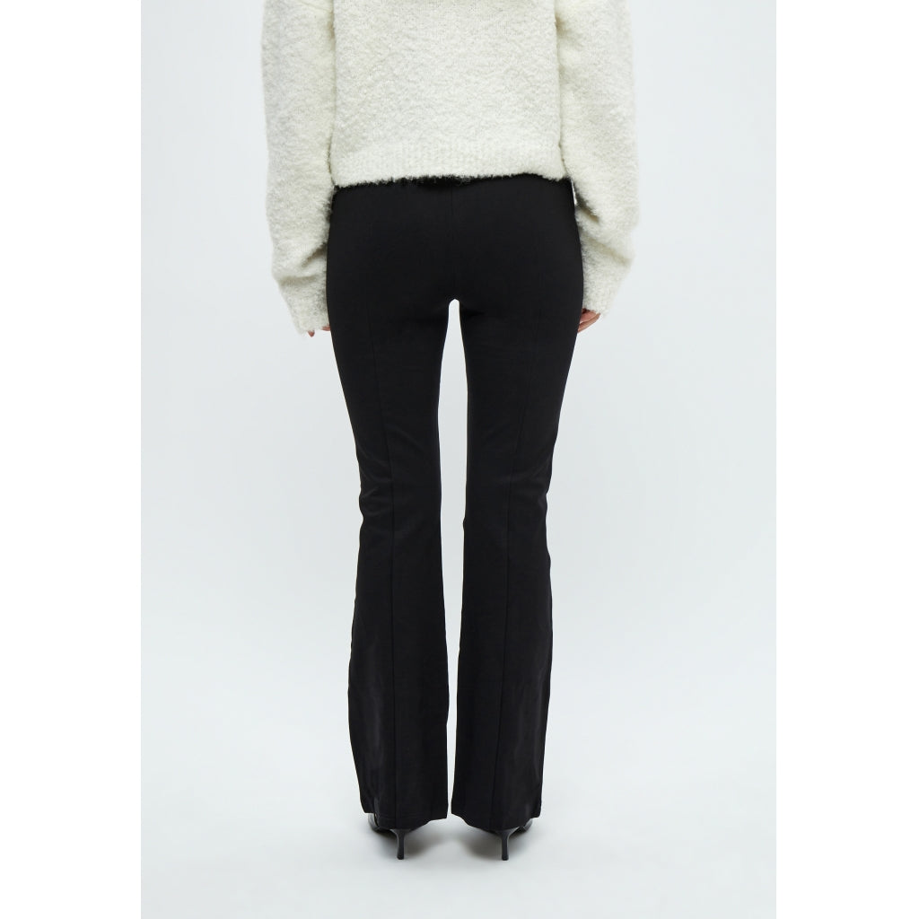 Minus | Marcia high waisted flared pant - black - MI5670