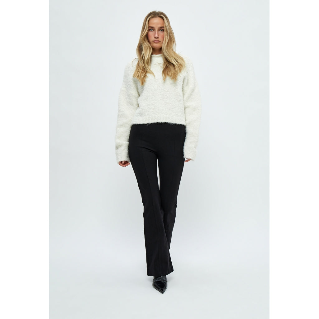 Minus | Marcia high waisted flared pant - black - MI5670