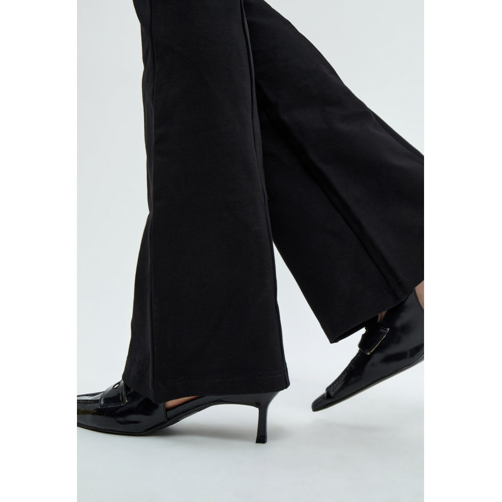 Minus | Marcia high waisted flared pant - black - MI5670