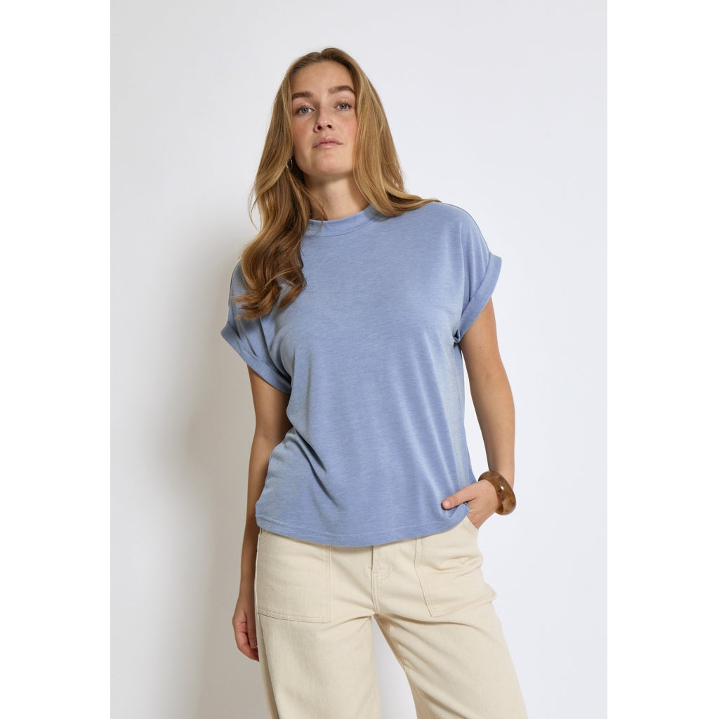 Minus | Mavelyn modal blouse - ice blue - I6052