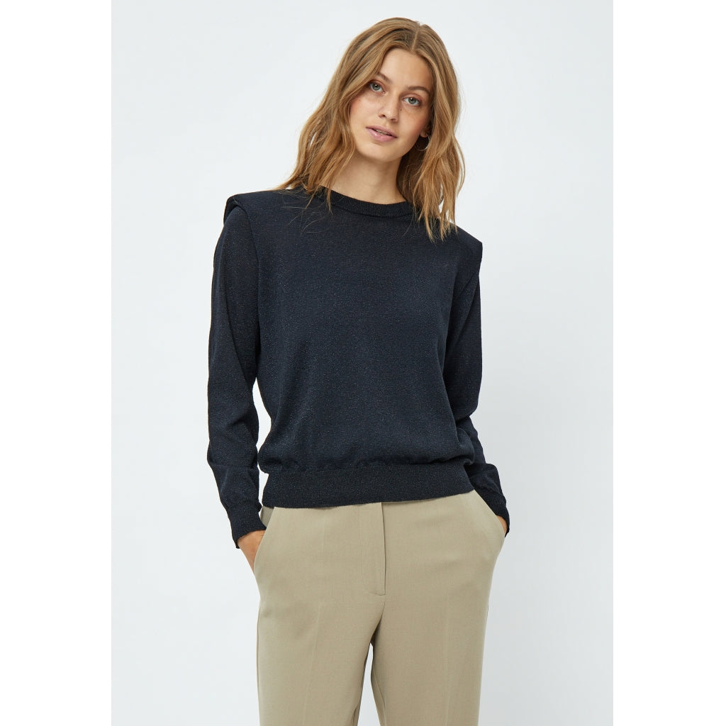 Minus | Mekira knit pullover - black metallic