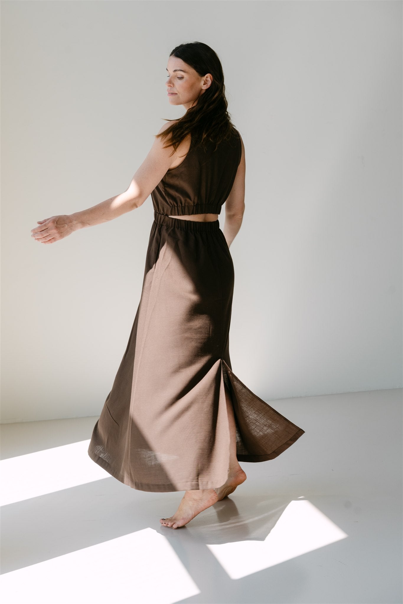Aimee The Label | Melina Dress Brown