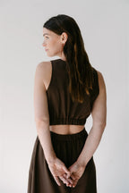 Aimee The Label | Melina Dress Brown
