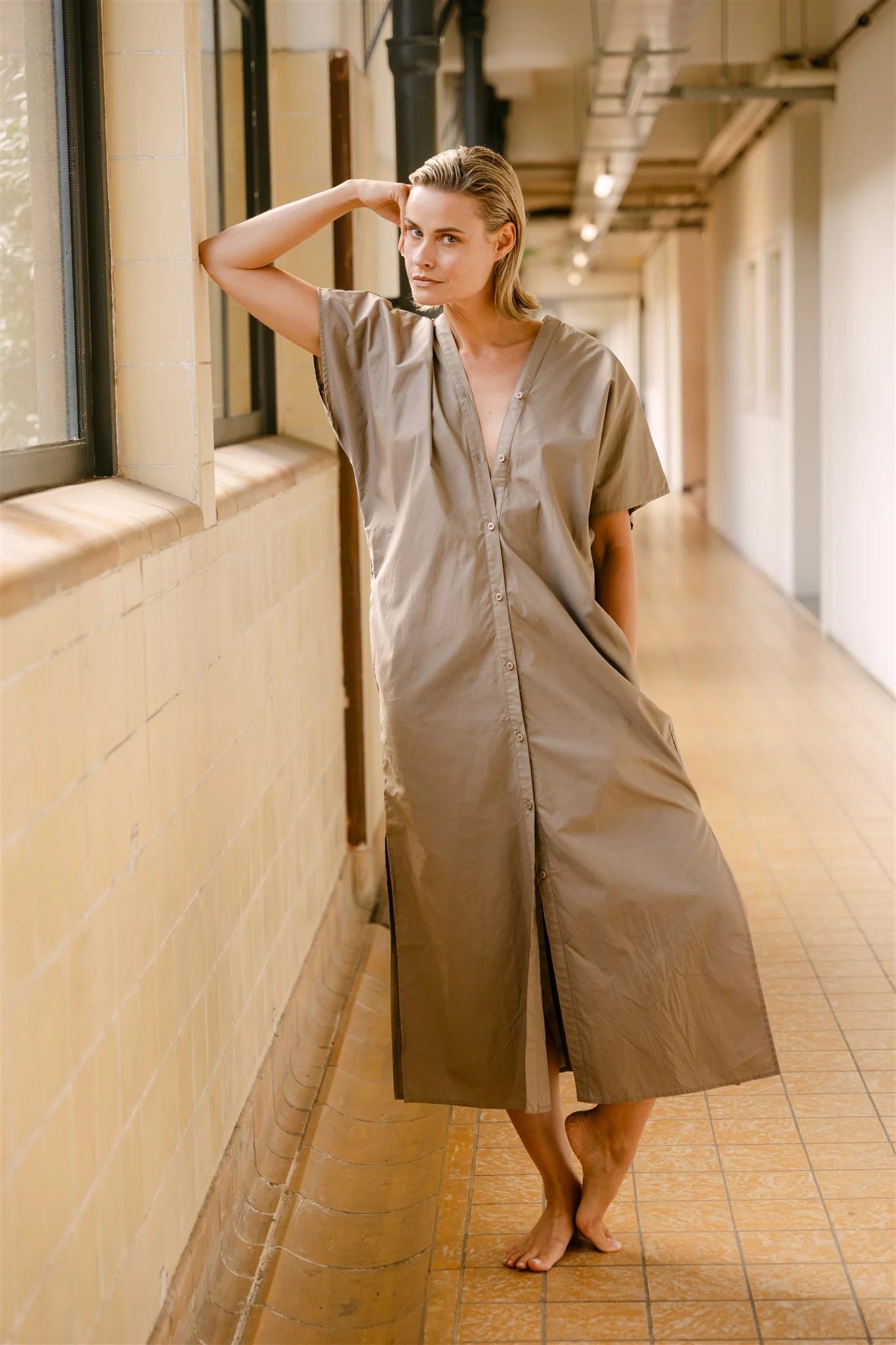 Aimee The Label | Miris Dress Taupe