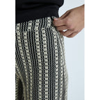 Minus | Nila Pant - black striped - MI6614