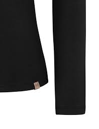 Esmé Studios | Penelope LS o-neck slim t-shirt -  black