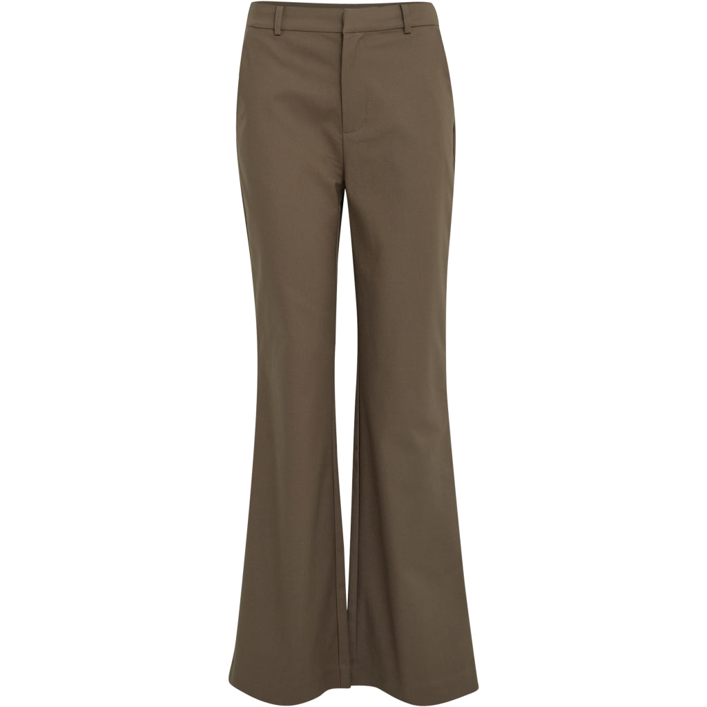 Peppercorn | Pernille flared pant - canteen brown - PC7361