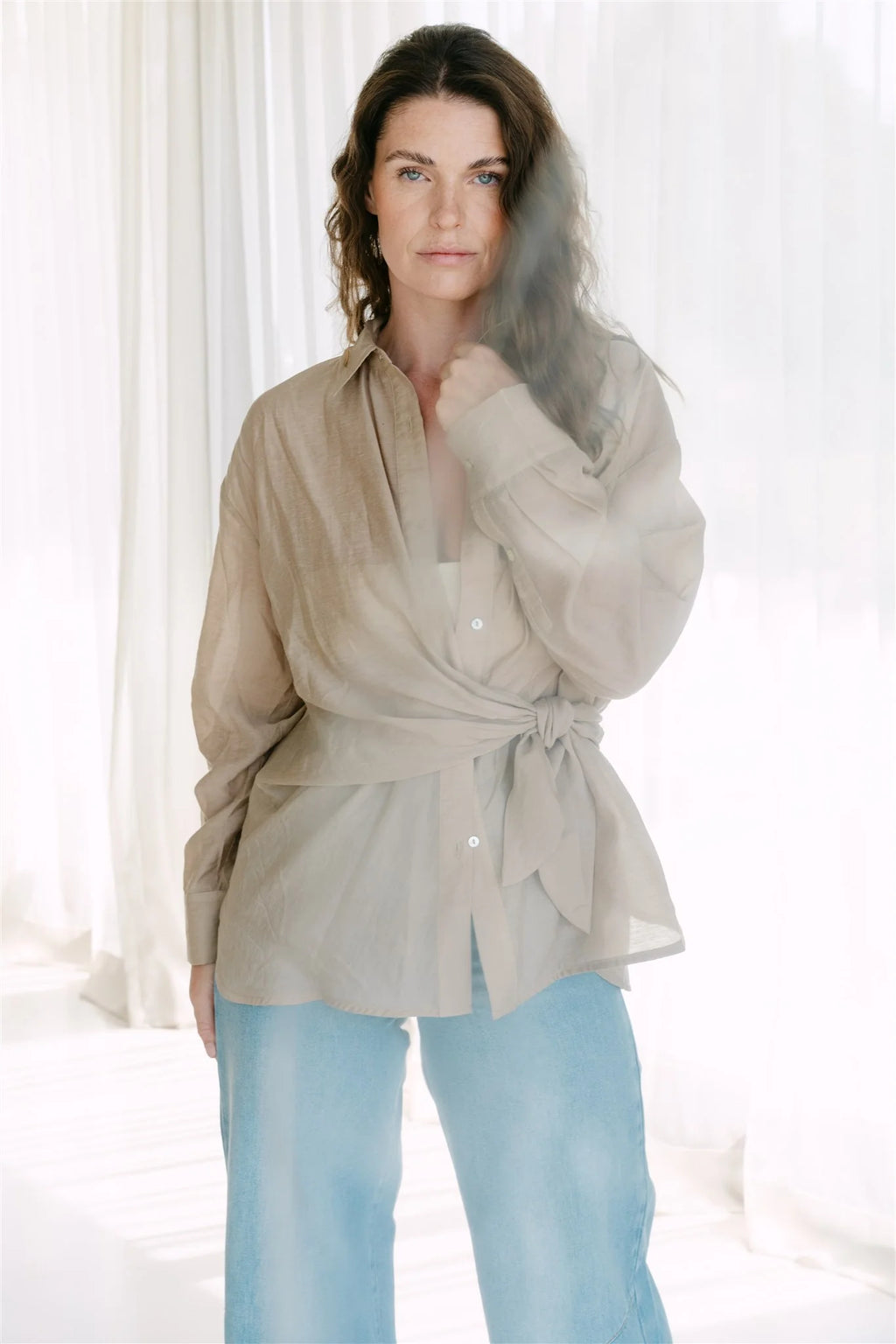 Aimee The Label | Philou Blouse Sand