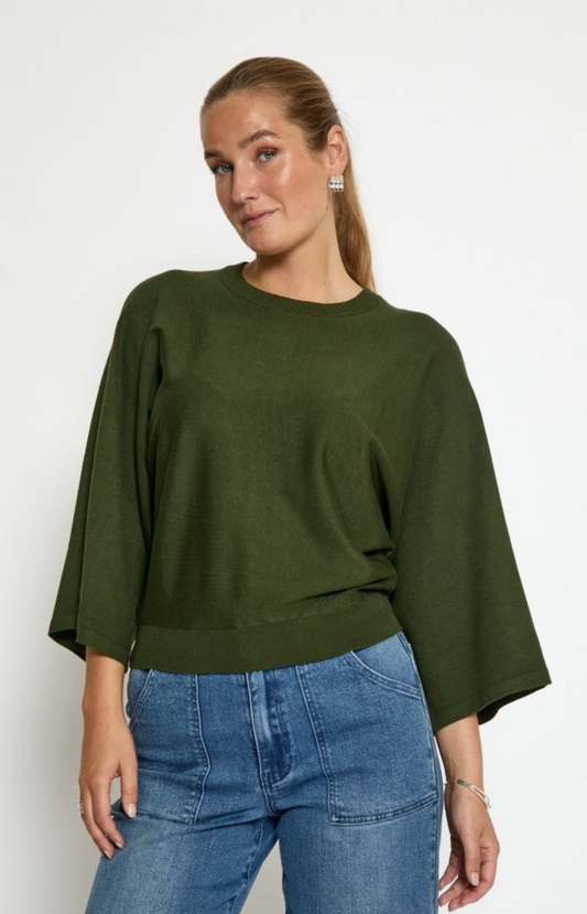 Minus | Tess Knit T-shirt Rifle Green