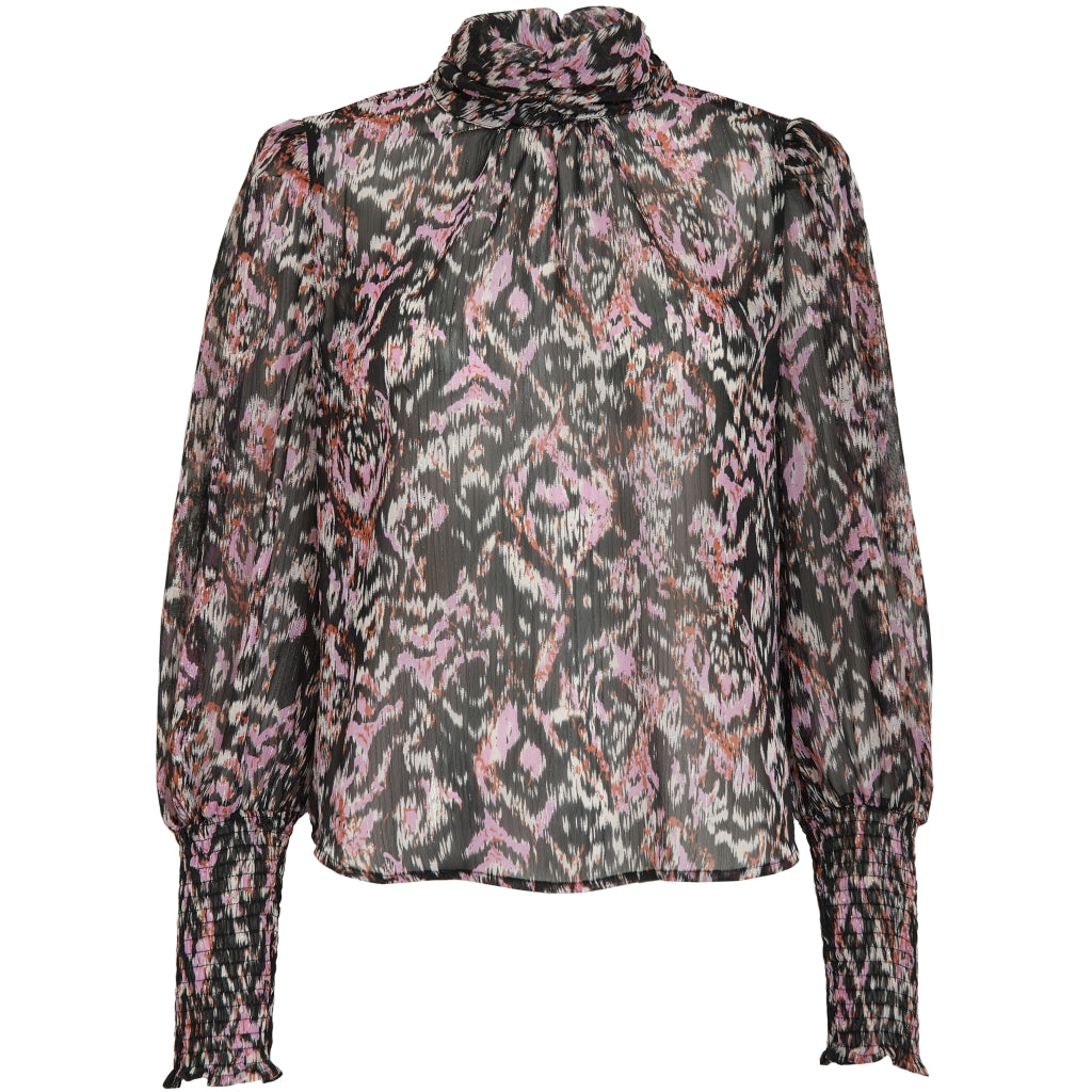 Peppercorn | Regitze high neck long sleeve blouse