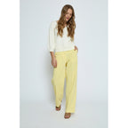 Peppercorn | Rosalia 3/4 sleeve v-neck pullover - cloud dancer - PC7829