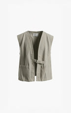 Aimee The Label | RoselineS6 Waistcoat Beige jeans
