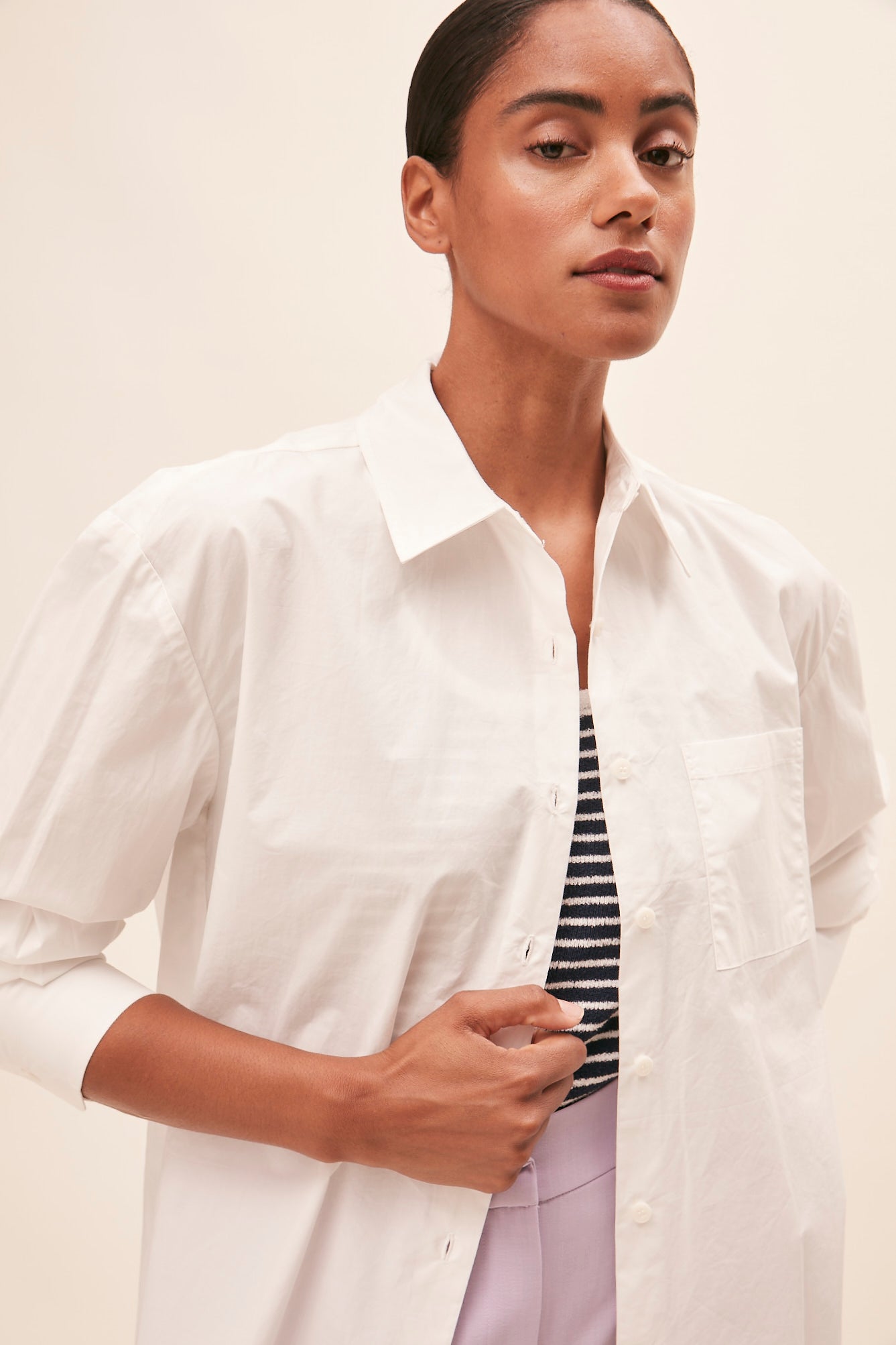 Suncoo Paris | Louise overhemdblouse - wit