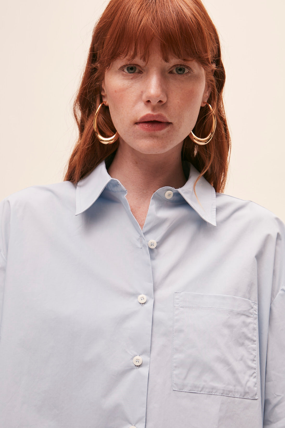 Suncoo Paris | Louise overhemdblouse - lichtblauw