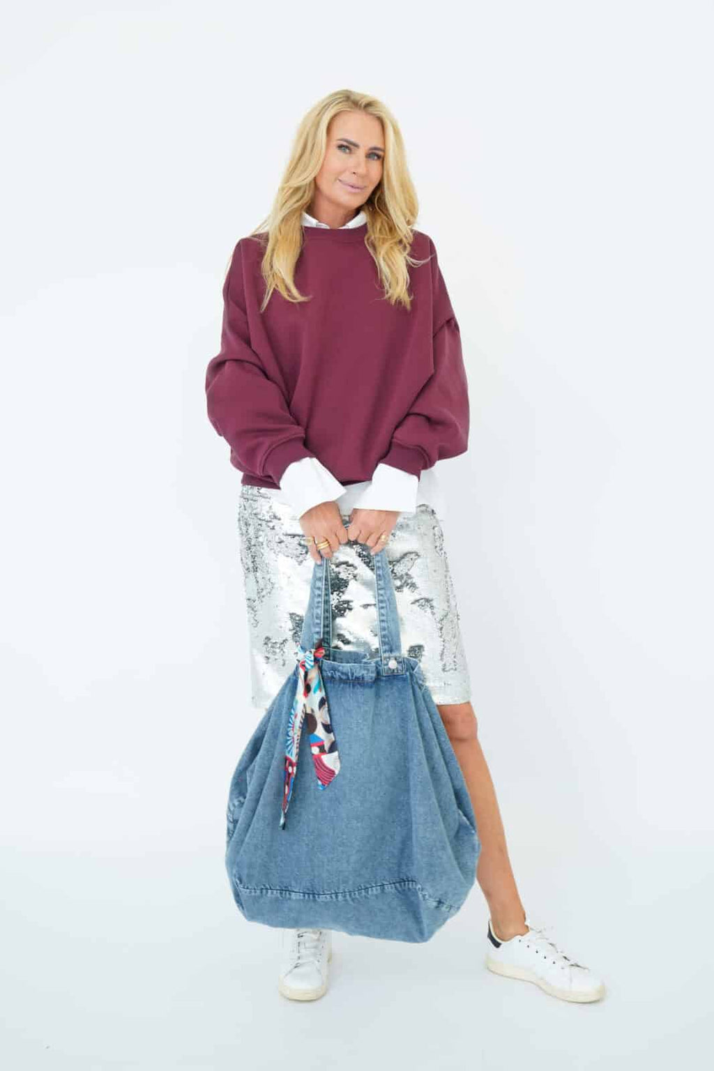 EST'SEVEN | Shopper Bag Evc Light Blue Denim