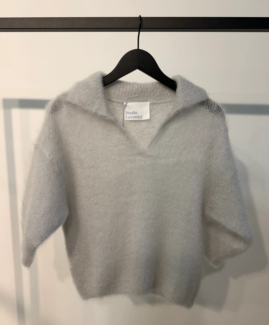 Studio Lavendel | Mohair Polo Light Grey