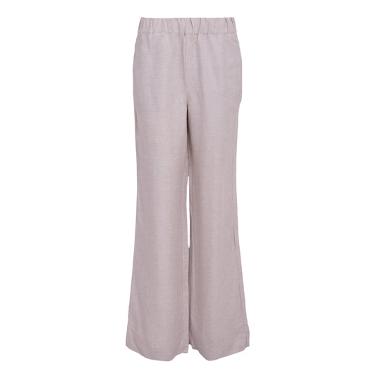 Minus | Sabbi linnen pant - nomad sand melange - MI6550