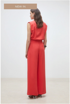 Suncoo Paris | Julio Wide-Leg Darted Pants Geranium