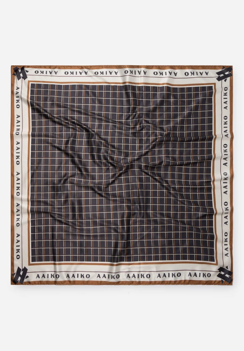 Aaiko | Scarf Dark Mocha