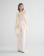 Summum Woman | Scarf gold embroidery - 8s1012-8560