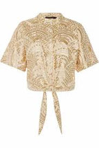 Greek Archaic Kori | shirt new triangle - natural gold - S25k-350232