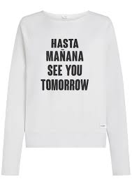 Penn & Ink N.Y | sweater print - chalk/asphalt - S25F1654LTD