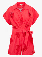 Suncoo Paris | Tracy Jumpsuit V-Collar Geranium