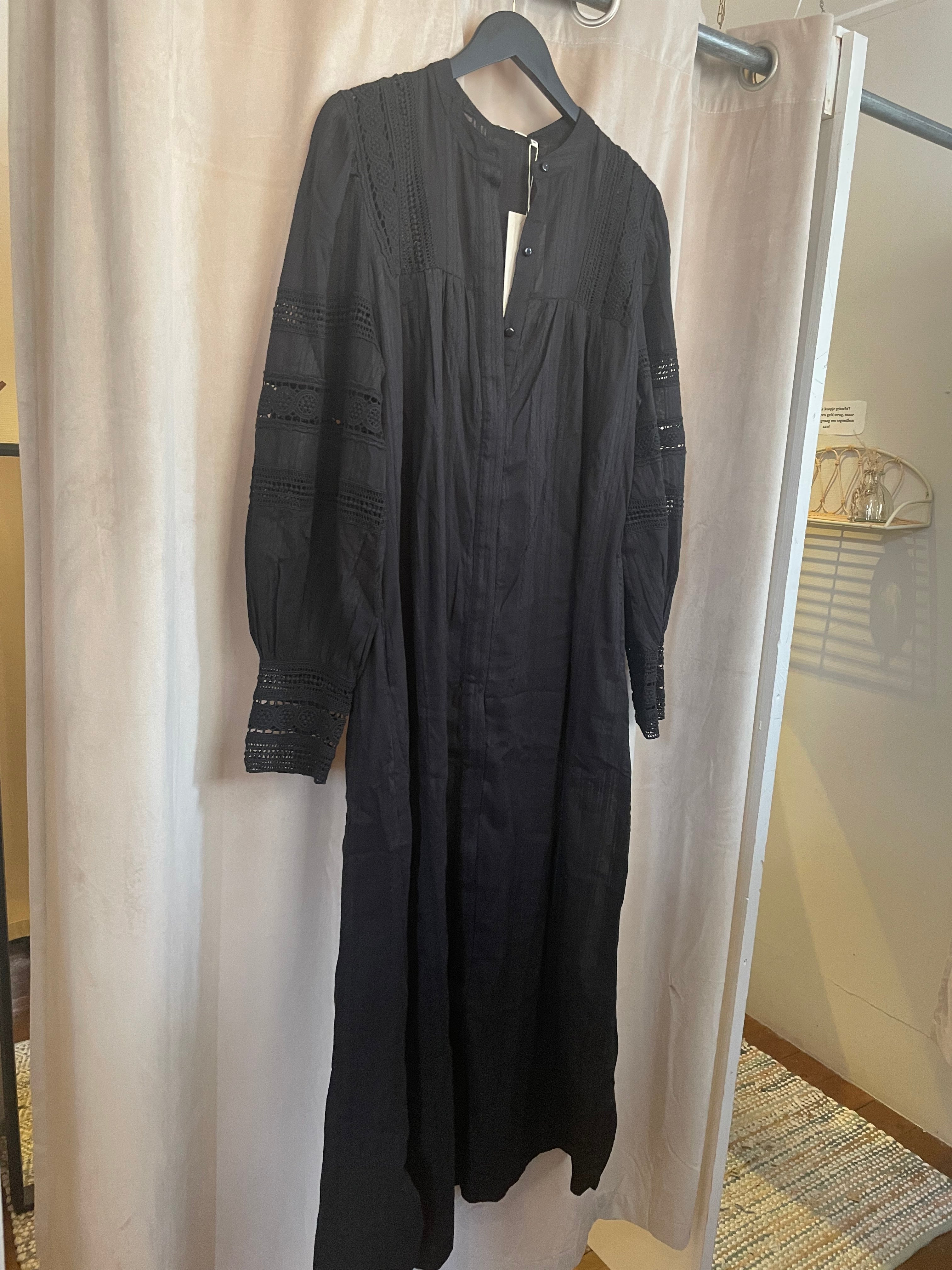Peppercorn | Teodora long sleeve dress - black - PC7707