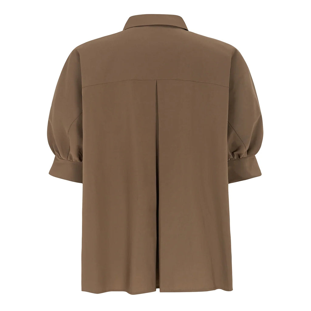 Tooday | Cia Oversized Shirt Bitter Chocolate