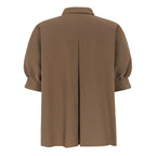 Tooday | Cia Oversized Shirt Bitter Chocolate