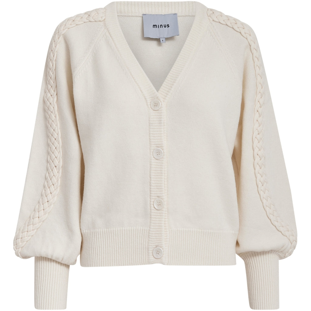 Minus | Vera knit cardigan - broken white - MI6514