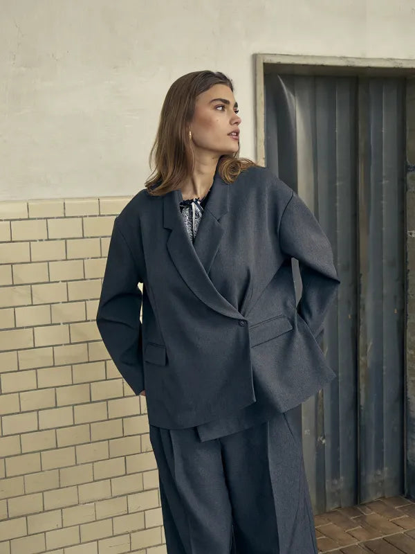 Minus | Vivianne Oversize Blazer Dark Grey