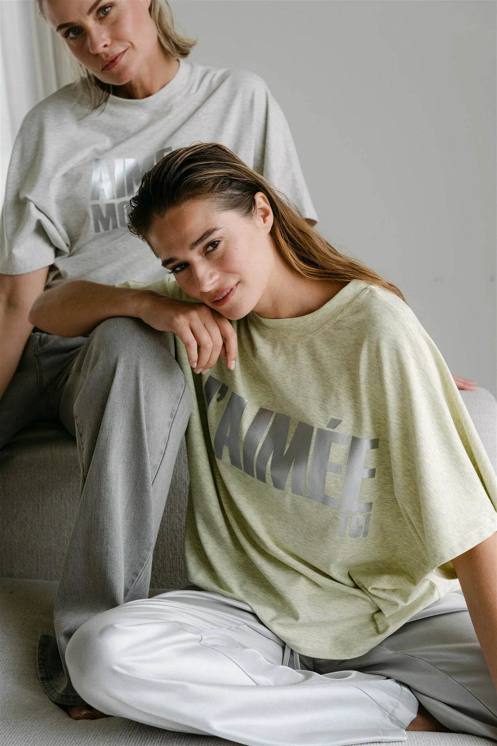 Aimee The Label | WillekeAA Tee Grey Melée