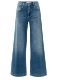 YAYA | Losse jeans met hoge taille en wijde pijpen