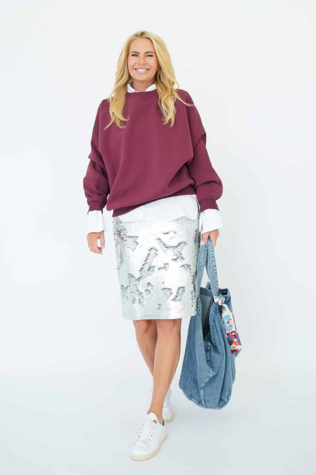 EST'SEVEN | Shopper Bag Evc Light Blue Denim