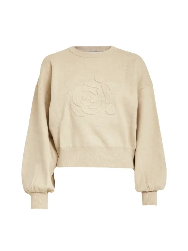 Minus | Zelia Knit Pullover Sand Gray