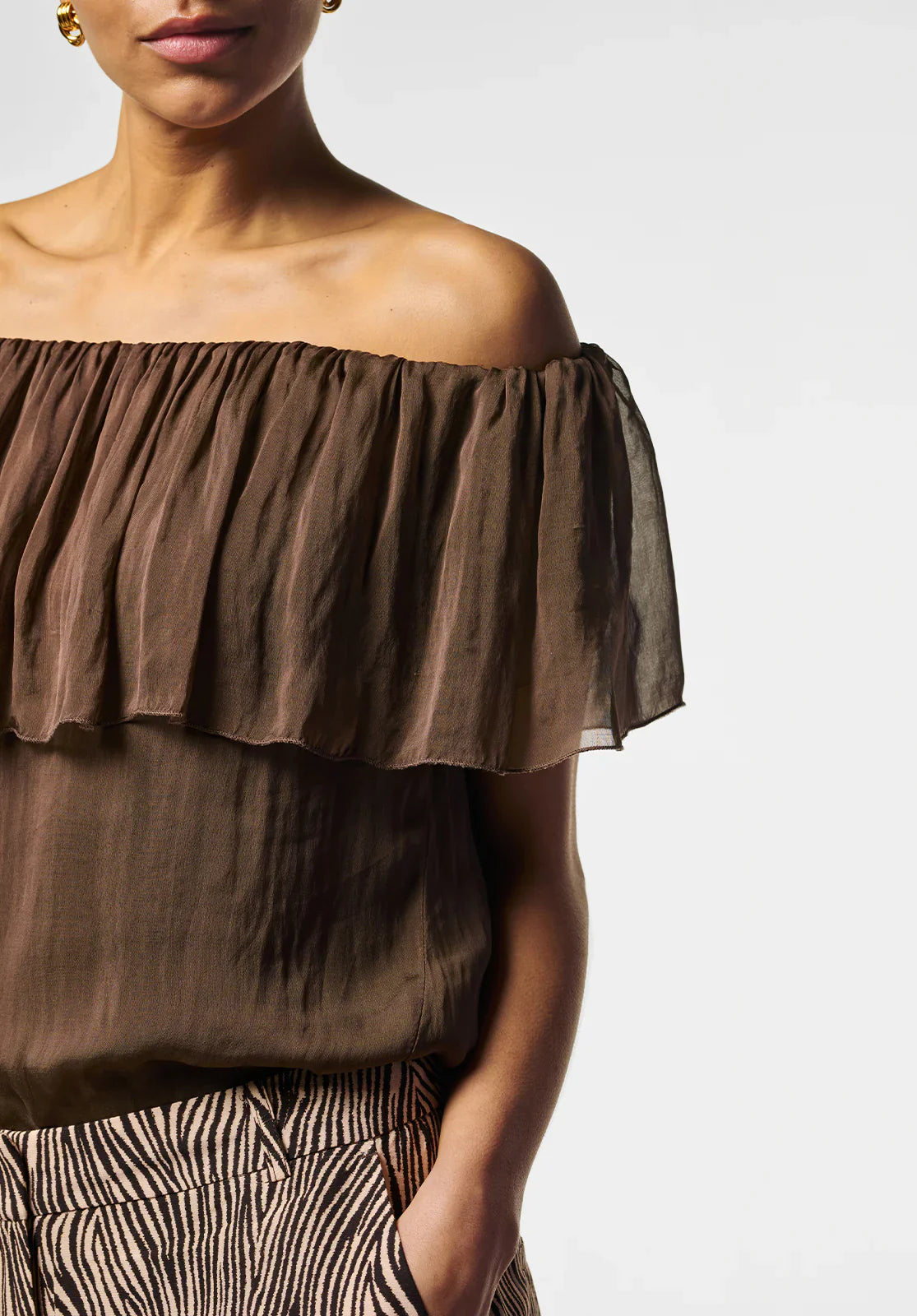 Aaiko | Caprice Top Bruin