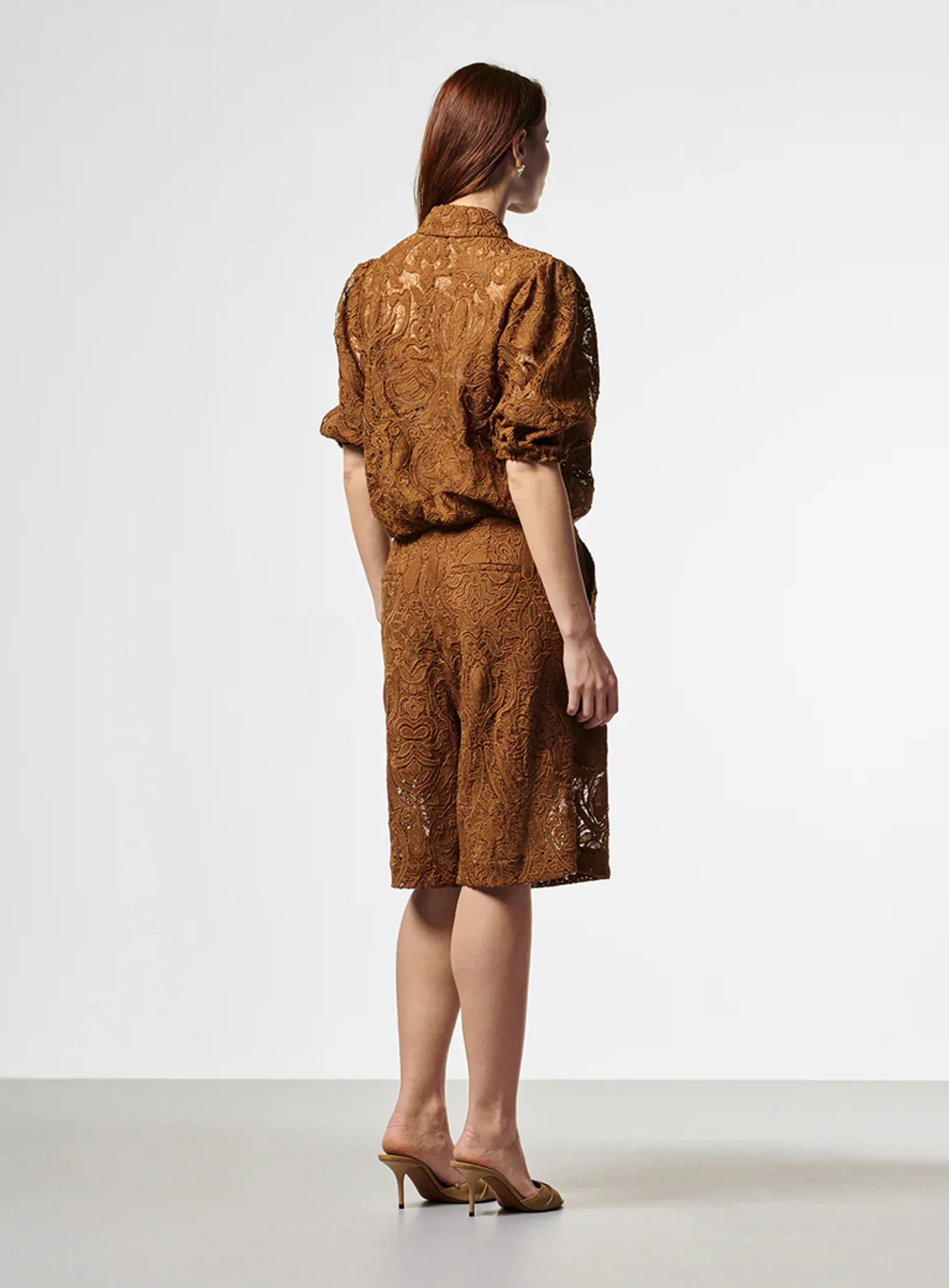 Aaiko | Dionne Shorts Hazelnut