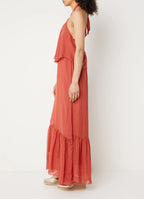 Aaiko | Albina Jurk Hibiscus Red