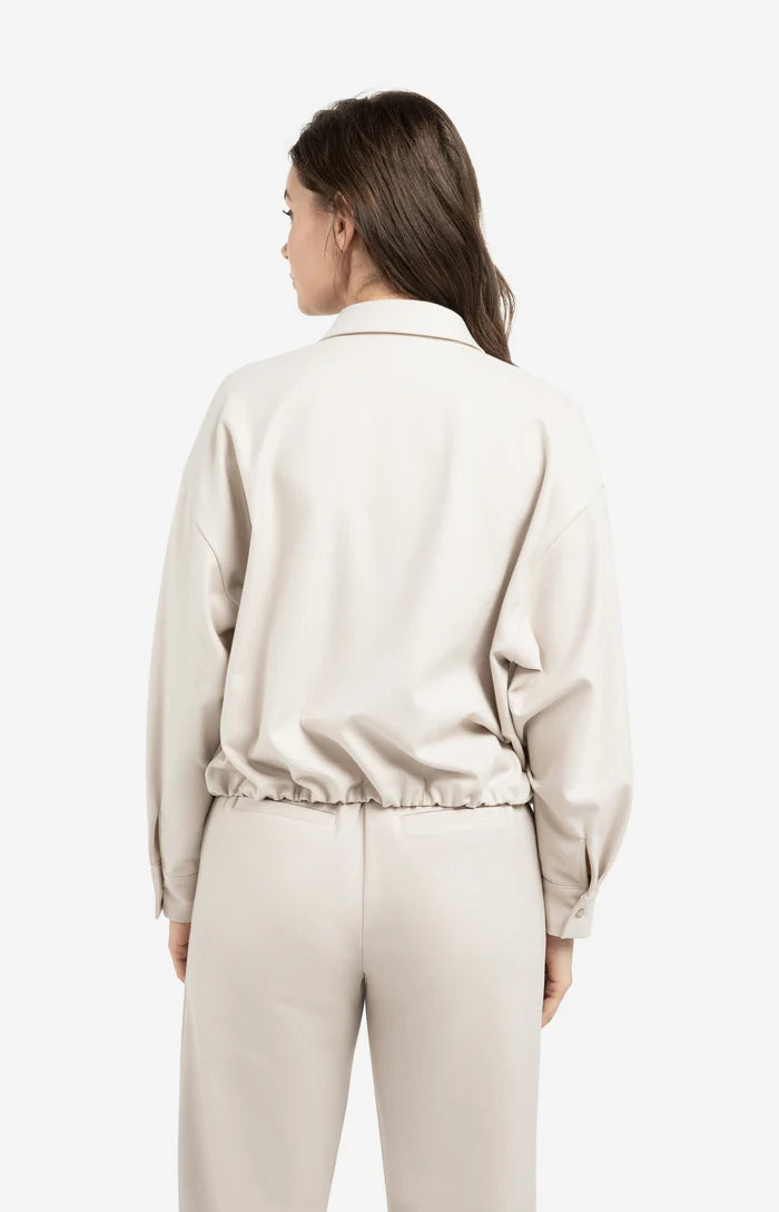 YAYA | Blouse Met Asymmetrische Sluiting En Elastische Zoom