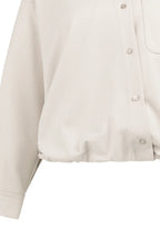 YAYA | Blouse Met Asymmetrische Sluiting En Elastische Zoom