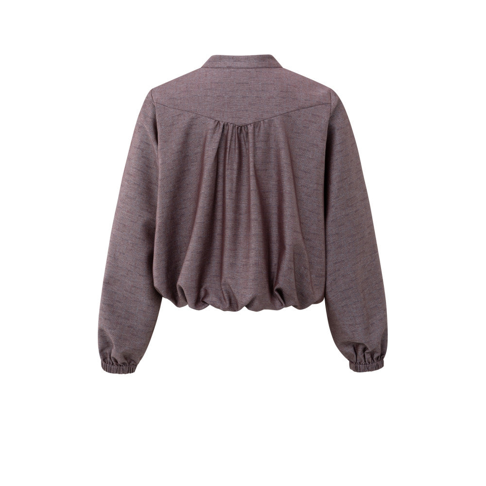 YAYA | Ballon Blouse Paars