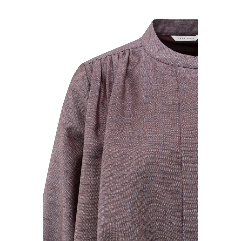 YAYA | Ballon Blouse Paars