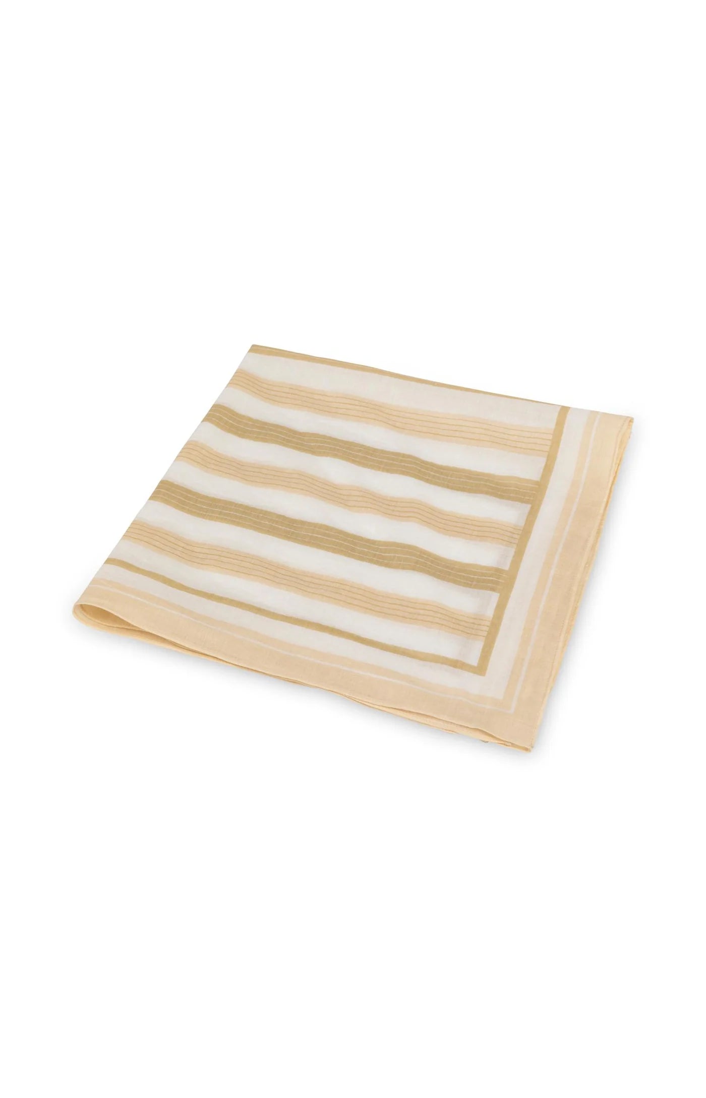 YAYA | Bandana Scarf Striped Print Safari Brown Dessin