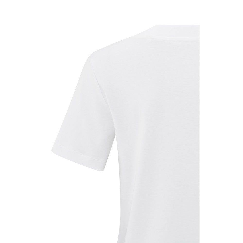 YAYA | Basic T-shirt met V-hals en korte mouwen - 01-719058-501